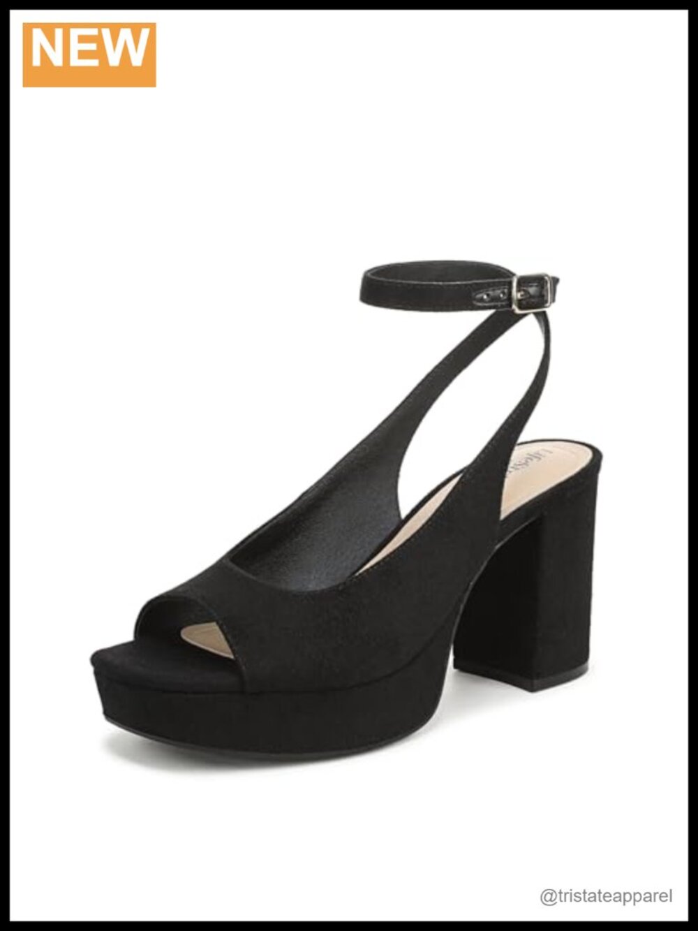 Women's Platform Block Heel Sandals Open Toe Ankle Strap Dress Shoes